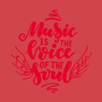Music is the Voice of the Soul - Long Sleeve Fan Favorite &#153; Blend Tee Design