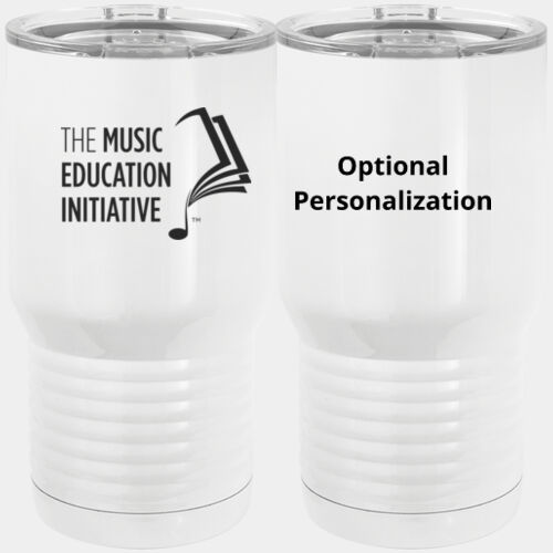 MEI Personalized  - 20 oz. Tall Stainless Steel Vacuum Insulated Tumbler White Thumbnail