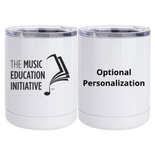 MEI Personalized  - 10 oz White Stainless Steel Short Tumbler Thumbnail