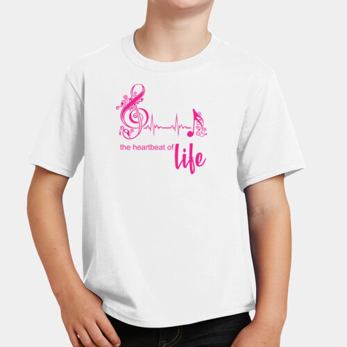 the heartbeat of life  - Youth Fan Favorite Tee Thumbnail