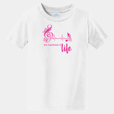 the heartbeat of life  - Toddler Fan Favorite Tee Thumbnail