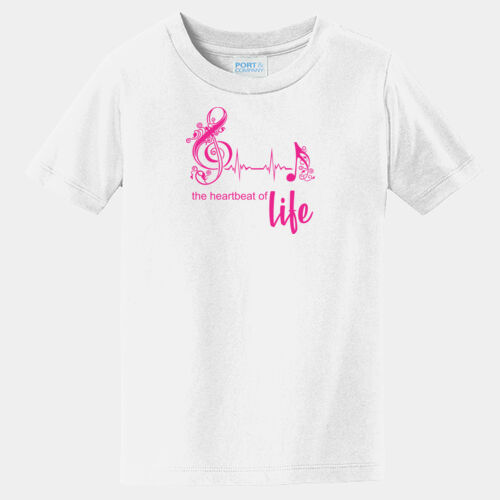 the heartbeat of life  - Toddler Fan Favorite Tee Thumbnail