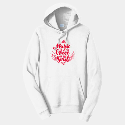 Music is the Voice of the Soul - Fan Favorite Fleece Pullover Hooded Sweatshirt Thumbnail
