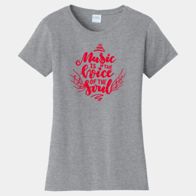 Music is the Voice of the Soul - Ladies Fan Favorite Tee Thumbnail
