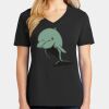 Ladies Core Cotton V-Neck Tee Thumbnail