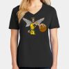 Ladies Core Cotton V-Neck Tee Thumbnail