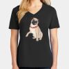 Ladies Core Cotton V-Neck Tee Thumbnail