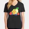 Ladies Core Cotton V-Neck Tee Thumbnail