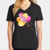 Ladies Core Cotton V-Neck Tee Thumbnail