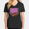 Ladies Core Cotton V-Neck Tee Thumbnail