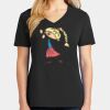Ladies Core Cotton V-Neck Tee Thumbnail