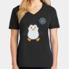 Ladies Core Cotton V-Neck Tee Thumbnail