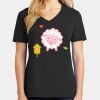 Ladies Core Cotton V-Neck Tee Thumbnail