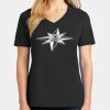 Ladies Core Cotton V-Neck Tee Thumbnail
