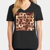 Ladies Core Cotton V-Neck Tee Thumbnail